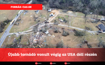 Újabb tornádó vonult végig az USA déli részén