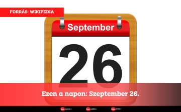 Ezen a napon: Szeptember 26.