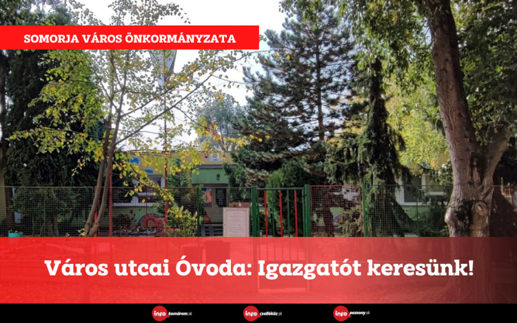 Város utcai Óvoda: Igazgatót keresünk!