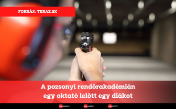 A pozsonyi rendőrakadémián egy oktató lelőtt egy diákot