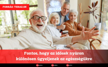 Fontos, hogy az idősek nyáron különösen ügyeljenek az egészségükre