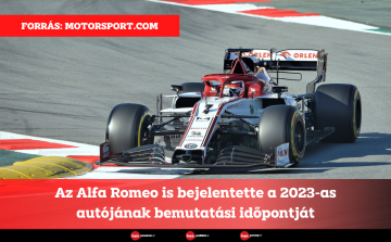 Az Alfa Romeo is bejelentette a 2023-as autójának bemutatási időpontját