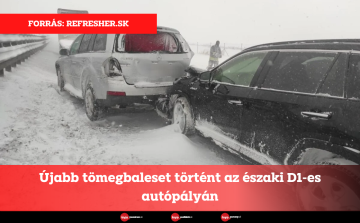 Újabb tömegbaleset történt az északi D1-es autópályán