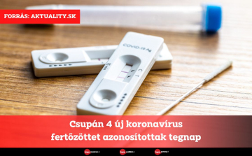 Csupán 4 új koronavírus fertőzöttet azonosítottak tegnap