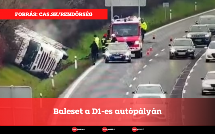 Baleset a D1-es autópályán