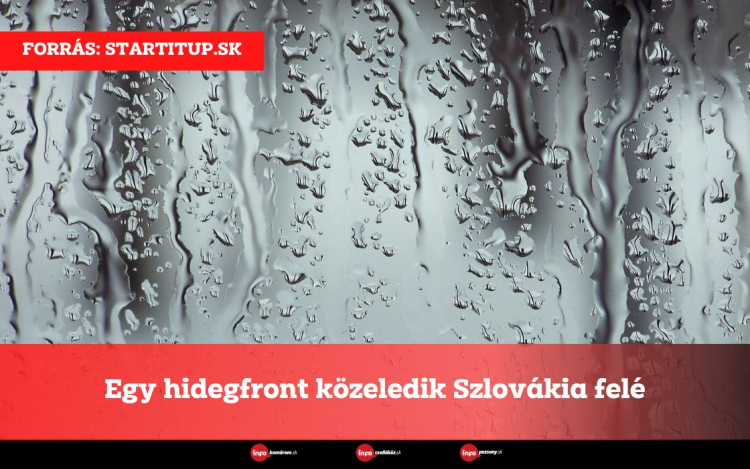 Egy hidegfront közeledik Szlovákia felé