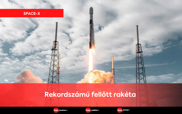 SpaceX • Rekordszámú fellőtt rakéta 