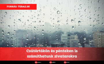 Csütörtökön és pénteken is számíthatunk zivatarokra