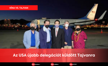 Az USA újabb delegációt küldött Tajvanra