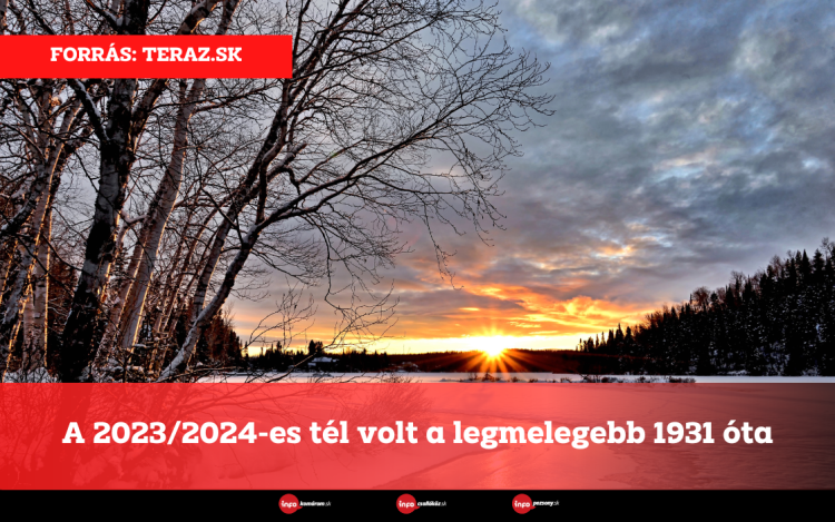 A 2023/2024-es tél volt a legmelegebb 1931 óta