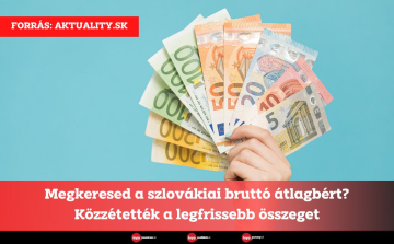 Megkeresed a szlovákiai bruttó átlagbért? Közzétették a legfrissebb összeget