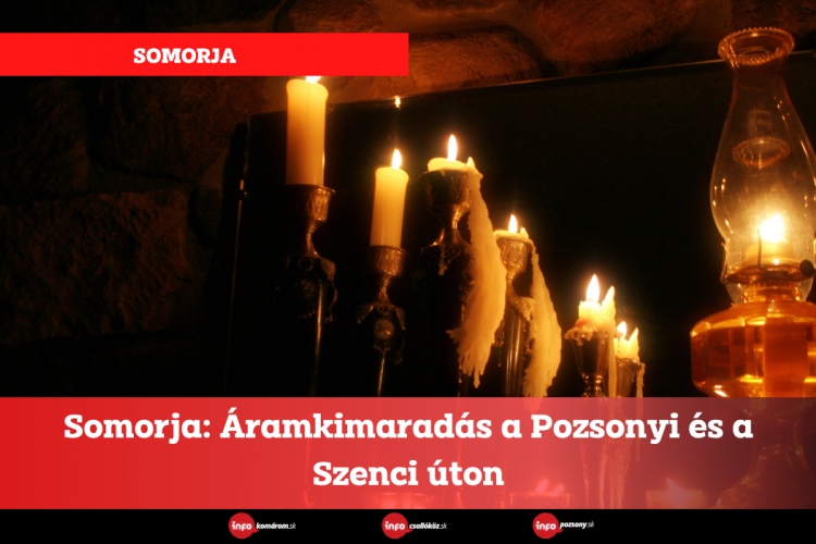 Somorja: Áramkimaradás a Pozsonyi és a Szenci úton