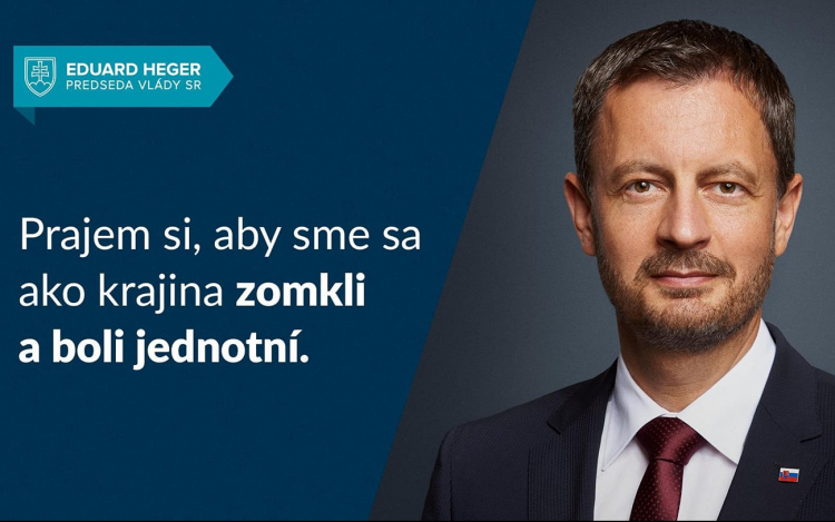 Eduard Heger: Azt kívánom, hogy zárjunk össze és az ország legyen egységes 2022-ben