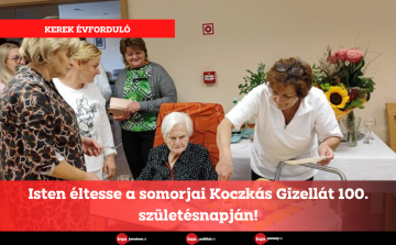 Isten éltesse a somorjai Koczkás Gizellát 100. születésnapján! 