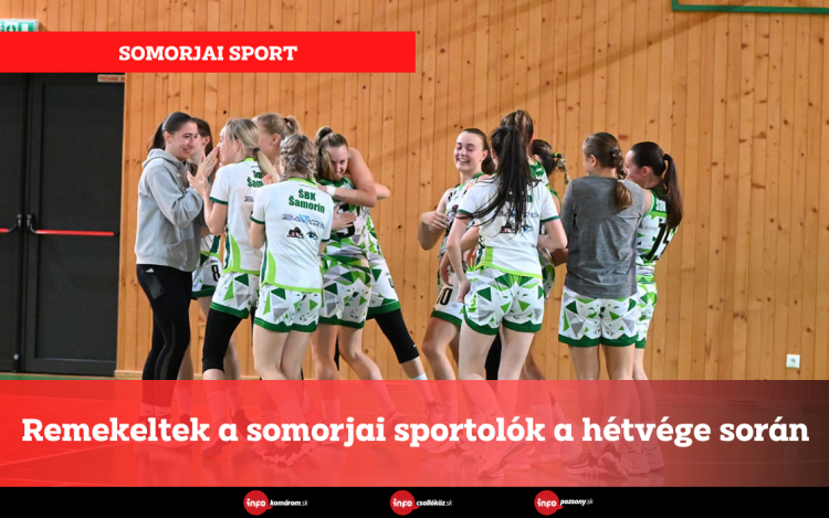 Remekeltek a somorjai sportolók a hétvége során