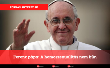 Ferenc pápa: A homoszexualitás nem bűn