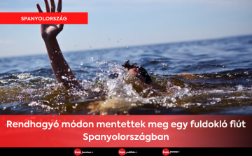 Rendhagyó módon mentettek meg egy fuldokló fiút Spanyolországban