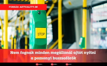 Nem fognak minden megállónál ajtót nyitni a pozsonyi buszsofőrök