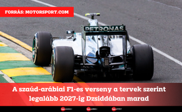 A szaúd-arábiai F1-es verseny a tervek szerint legalább 2027-ig Dzsiddában marad