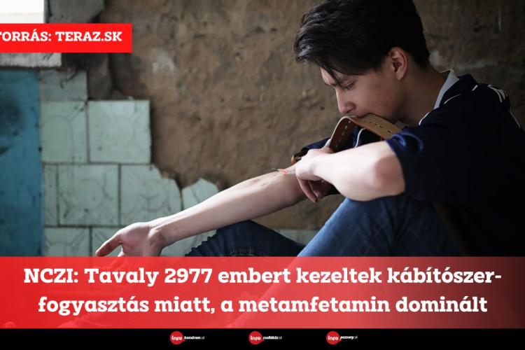 NCZI: Tavaly 2977 embert kezeltek kábítószer-fogyasztás miatt, a metamfetamin dominált