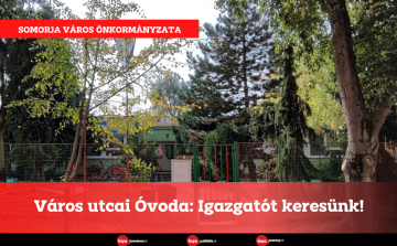 Város utcai Óvoda: Igazgatót keresünk!