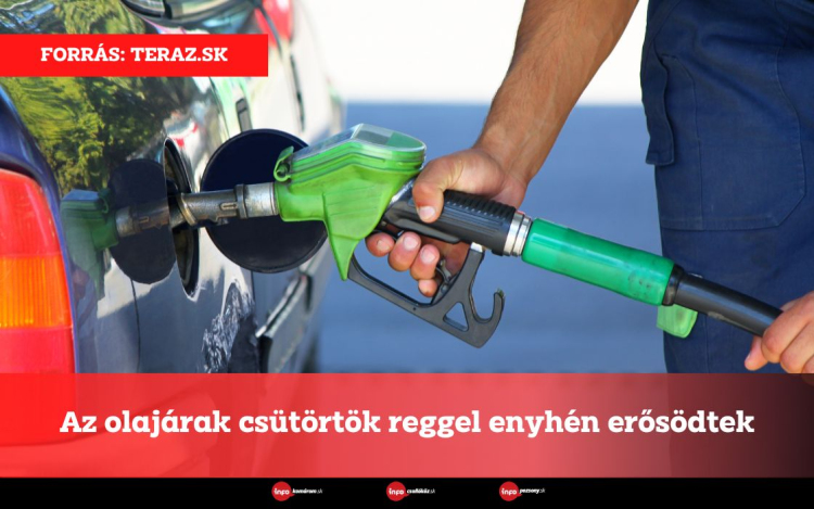 Az olajárak csütörtök reggel enyhén erősödtek