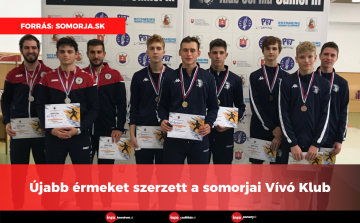 Újabb érmeket szerzett a somorjai Vívó Klub