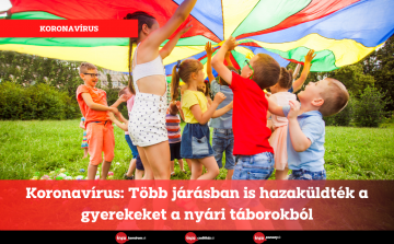 Koronavírus: Több járásban is hazaküldték a gyerekeket a nyári táborokból