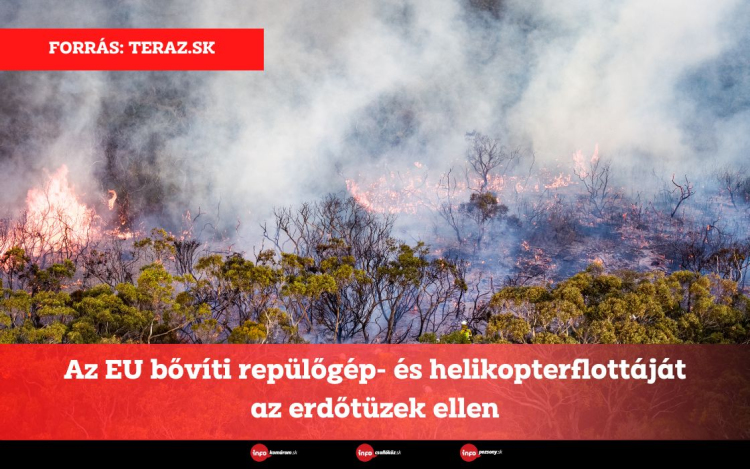 Az EU bővíti repülőgép- és helikopterflottáját az erdőtüzek ellen