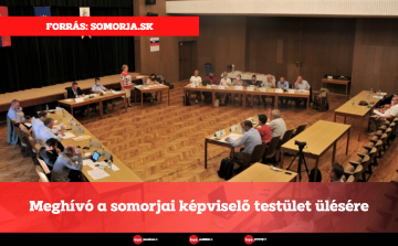 Meghívó a somorjai képviselő testület ülésére