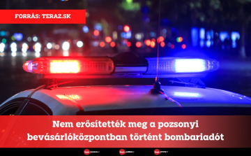 Nem erősítették meg a pozsonyi bevásárlóközpontban történt bombariadót