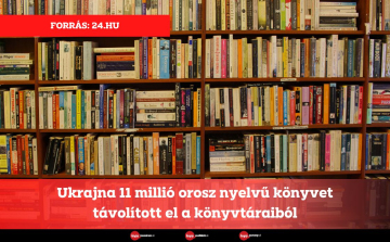 Ukrajna 11 millió orosz nyelvű könyvet távolított el a könyvtáraiból