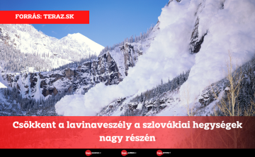 Csökkent a lavinaveszély a szlovákiai hegységek nagy részén