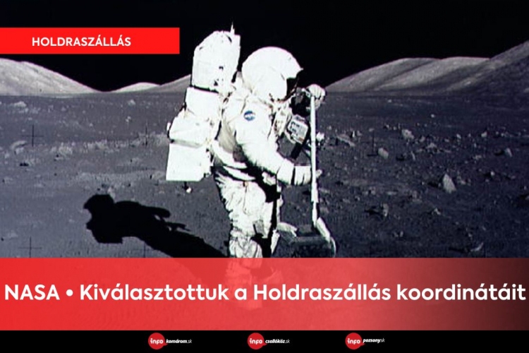 NASA • Kiválasztottuk a Holdraszállás koordinátáit