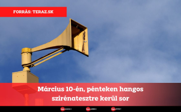 Március 10-én, pénteken hangos szirénatesztre kerül sor