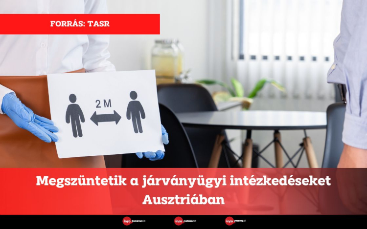 Megszüntetik a járványügyi intézkedéseket Ausztriában