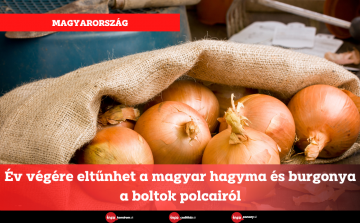 Év végére eltűnhet a magyar hagyma és burgonya a boltok polcairól