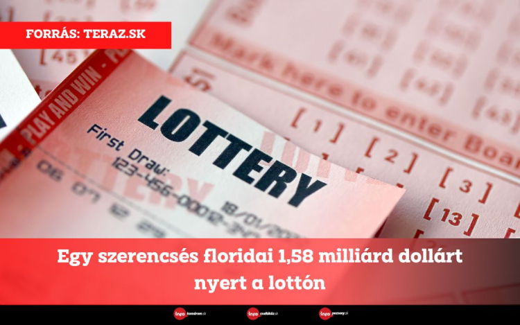 Egy szerencsés floridai 1,58 milliárd dollárt nyert a lottón