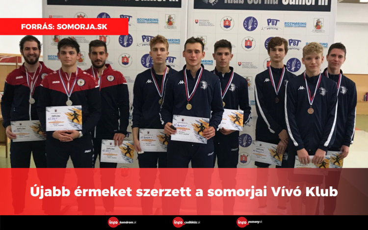 Újabb érmeket szerzett a somorjai Vívó Klub