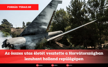 Az összes utas életét vesztette a Horvátországban lezuhant holland repülőgépen