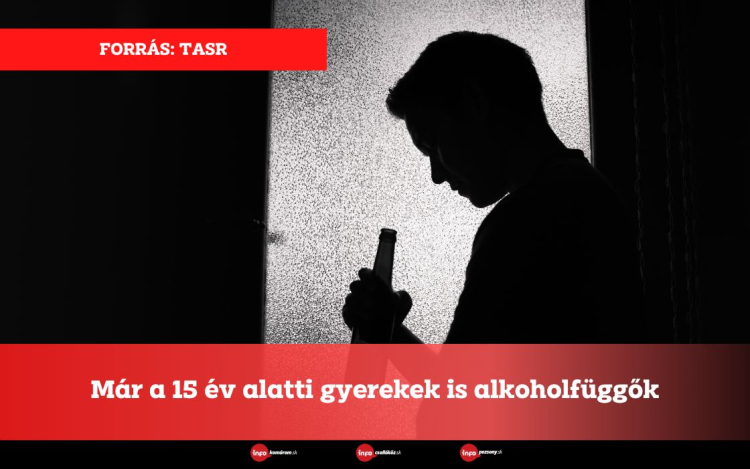 Már a 15 év alatti gyerekek is alkoholfüggők