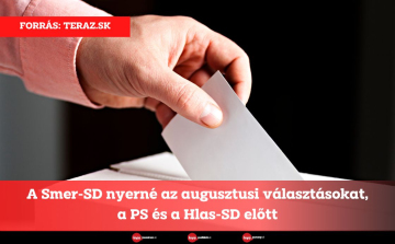 A Smer-SD nyerné az augusztusi választásokat, a PS és a Hlas-SD előtt