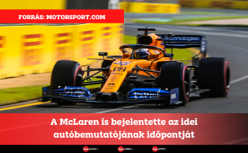 A McLaren is bejelentette az idei autóbemutatójának időpontját