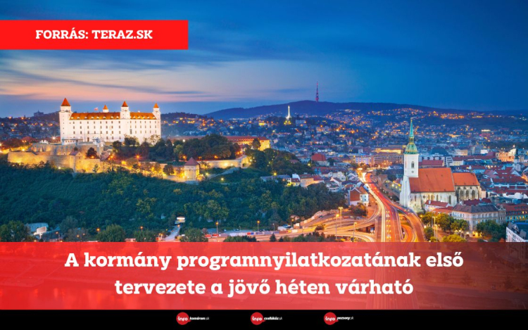 A kormány programnyilatkozatának első tervezete a jövő héten várható