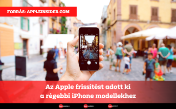 Az Apple frissítést adott ki a régebbi iPhone modellekhez