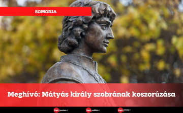 Meghívó: Mátyás király szobrának koszorúzása