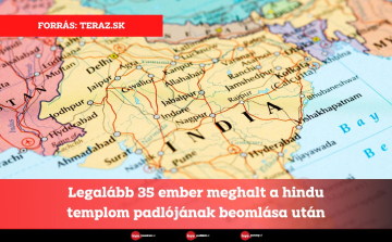 Legalább 35 ember meghalt a hindu templom padlójának beomlása után