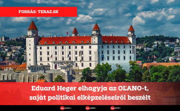 Eduard Heger elhagyja az OĽANO-t, saját politikai elképzeléseiről beszélt