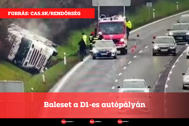 Baleset a D1-es autópályán