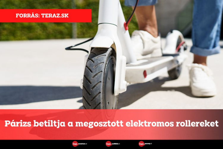 Párizsban betiltják a megosztott elektromos rollereket